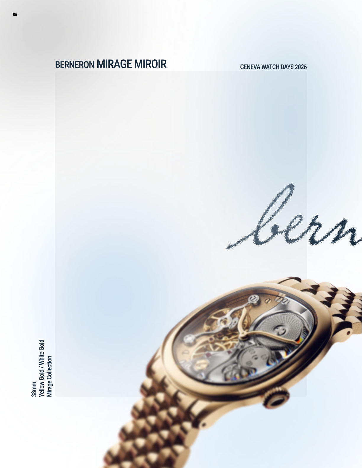 Berneron Mirage Miroir — caseback shot