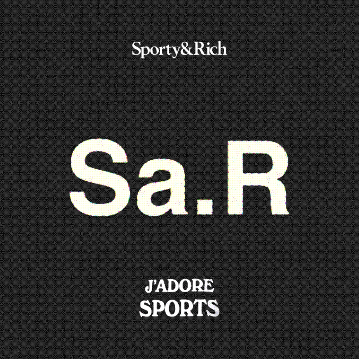 Sporty&Rich — Black Sa.R brand and typography study