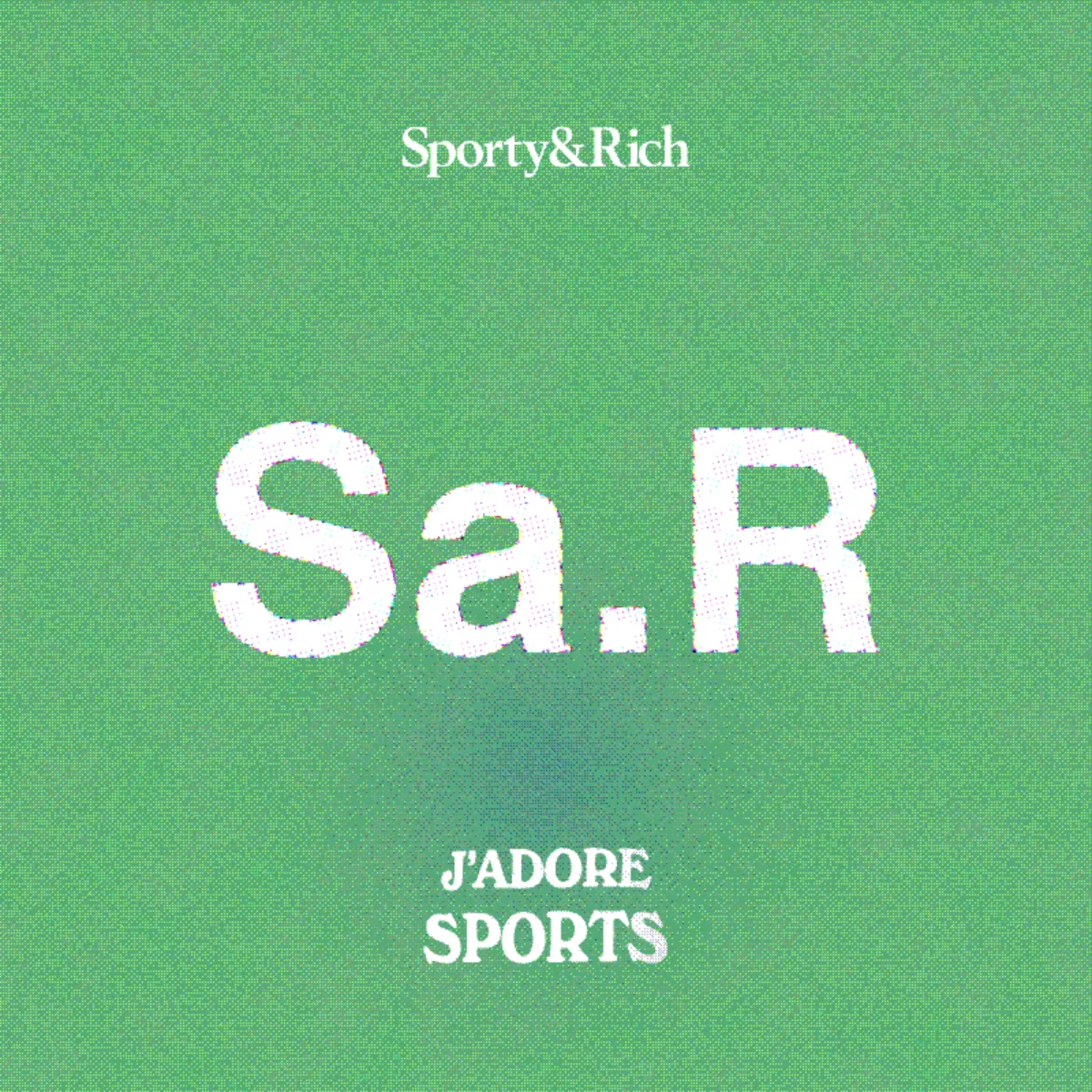 Sporty&Rich — Green Sa.R brand and typography study